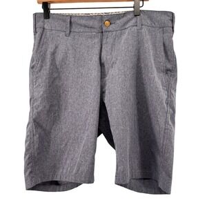 Trunks Surf & Swim Mens Multi-Functional Hybrid Shorts Blue Gray Size 33